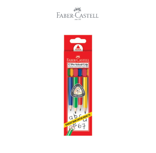 Junior Grip Black Pencil Pack of 12