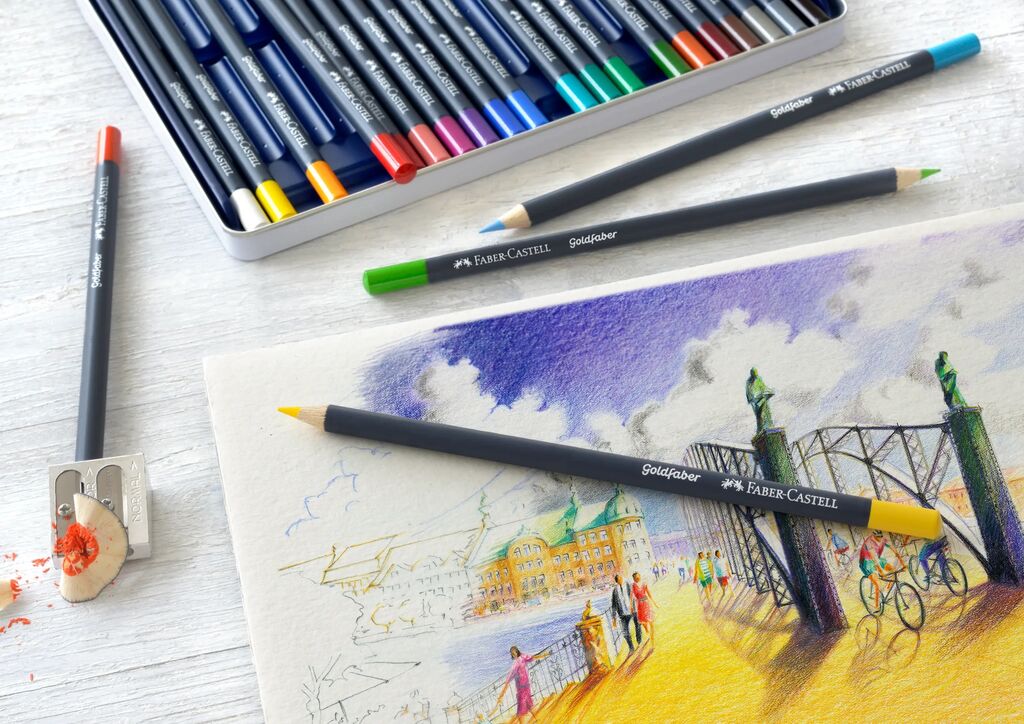 Pensil Warna Goldfaber Kaleng isi 24