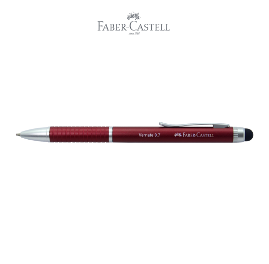 Pen Vernate 0.7 Red Barrel Black - Blue Ink