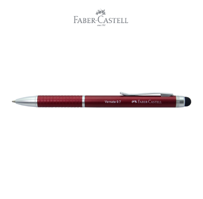 Pen Vernate 0.7 Red Barrel Black - Blue Ink
