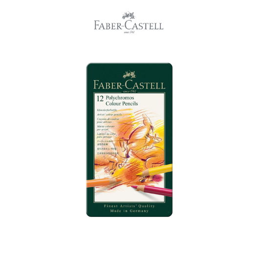 Polychromos Artists' Colour Pencils Tin of 12