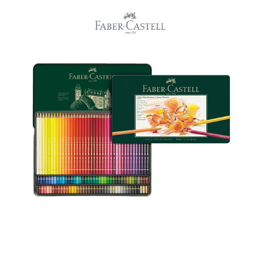 Pensil Warna Polychromos Artists kaleng isi 120