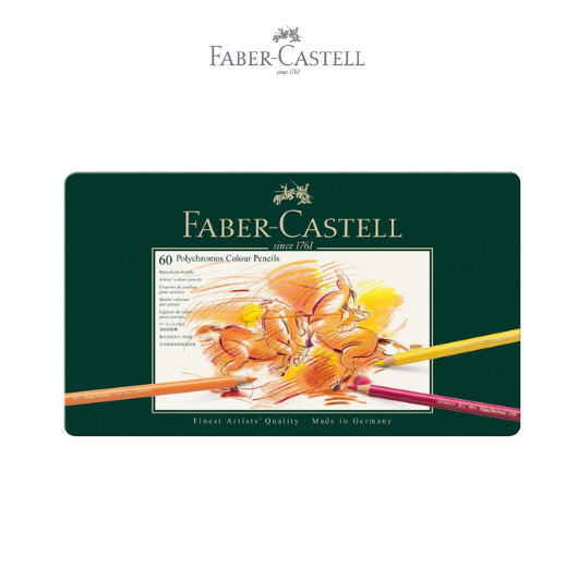 Pensil Warna Polychromos Artists kaleng isi 60
