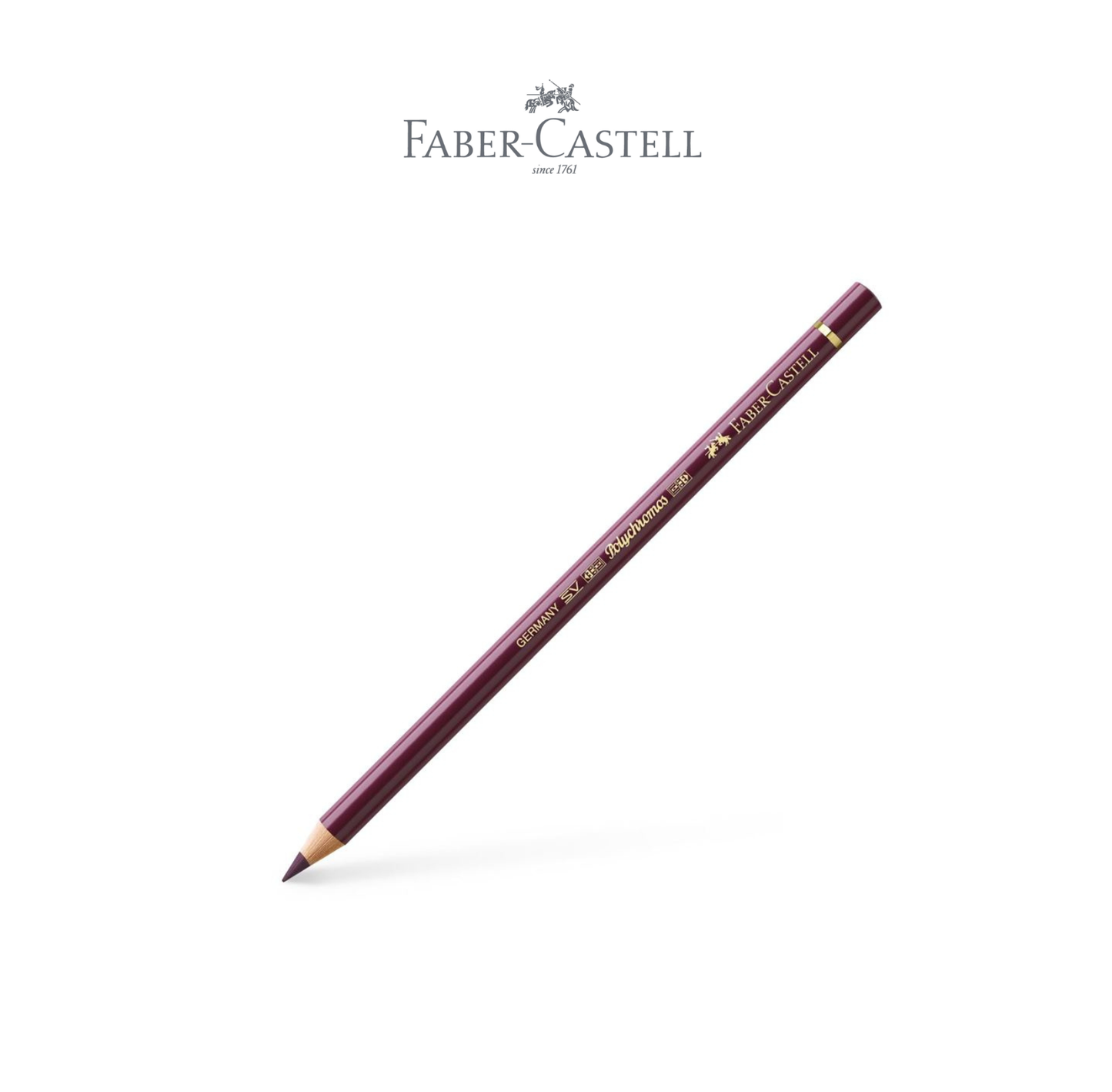Pensil Warna Polychromos merah-ungu