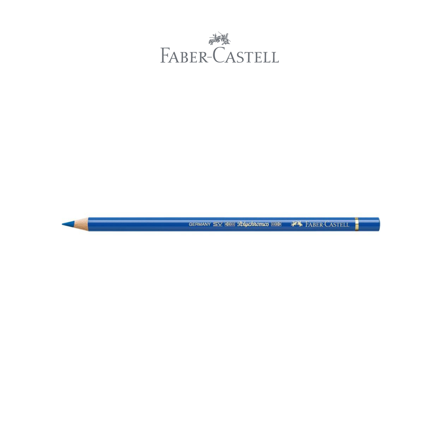 Pensil Warna Polychromos biru kehijauan kobalt
