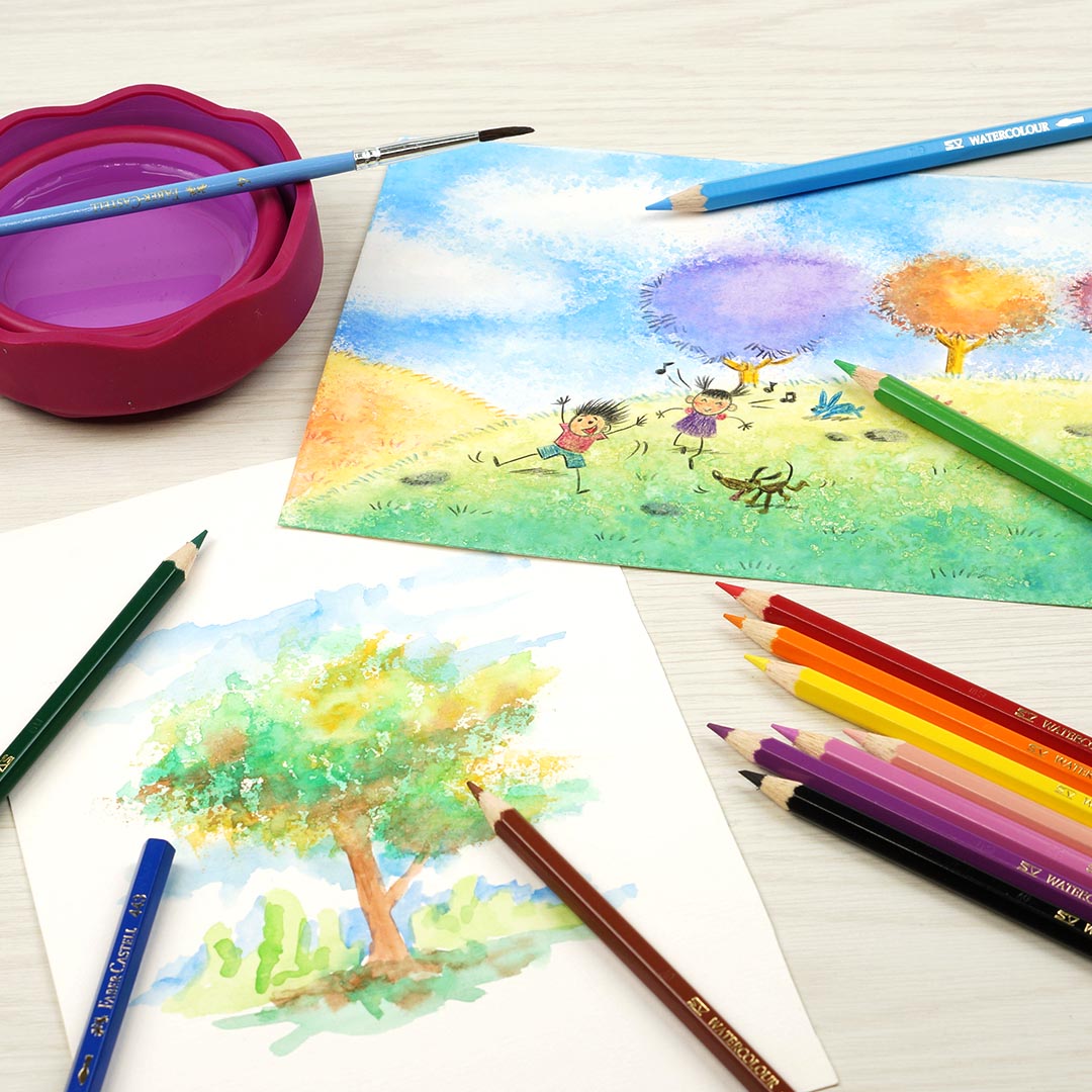 Watercolour Pencils Parrot 12 L