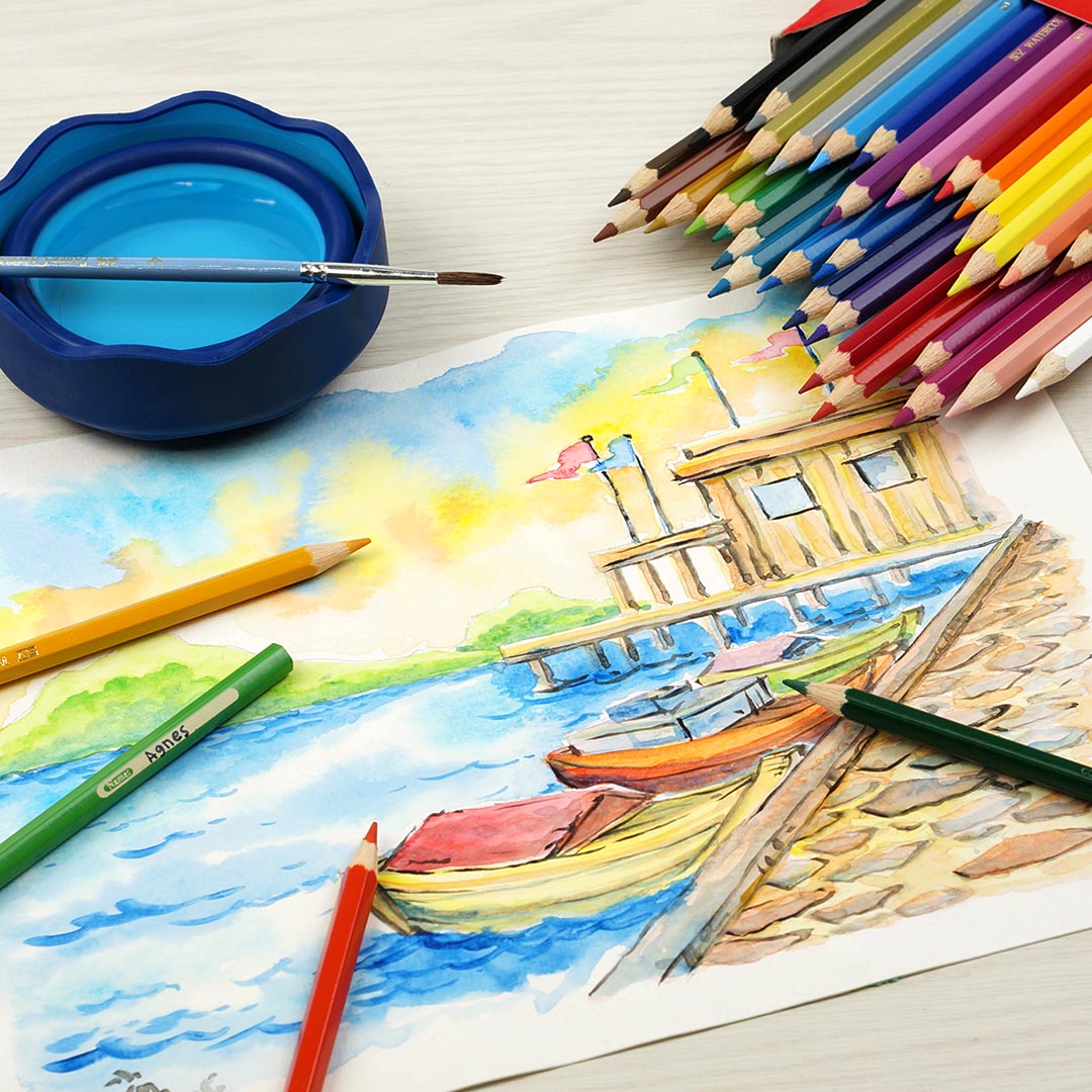 Pensil Warna Air Burung Beo 36 L